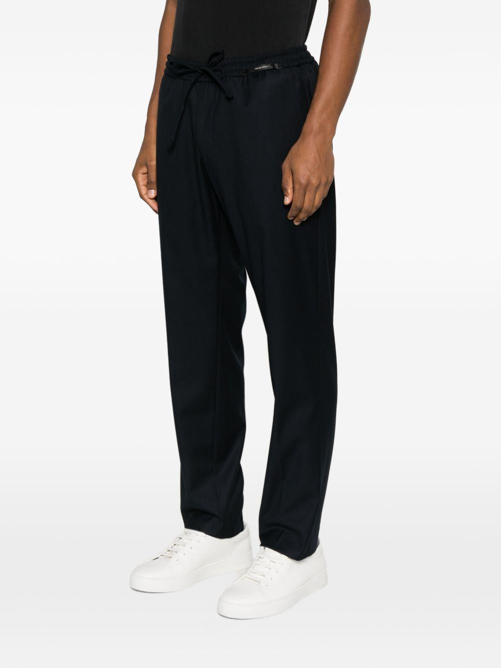 Pantaloni Adam con coulisse blu navy 