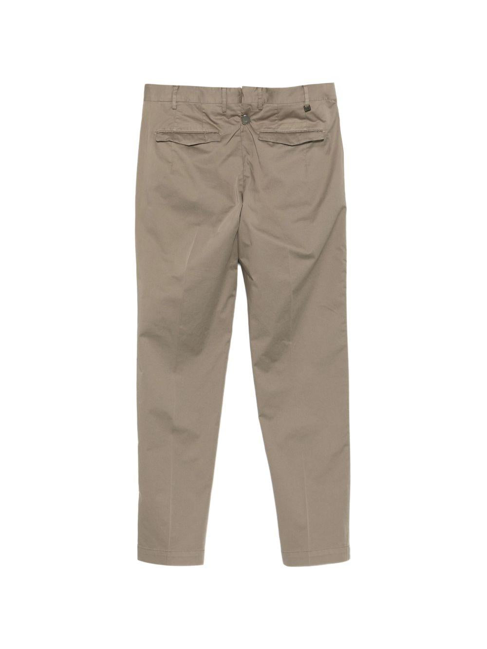 Pantaloni tortora plissé 