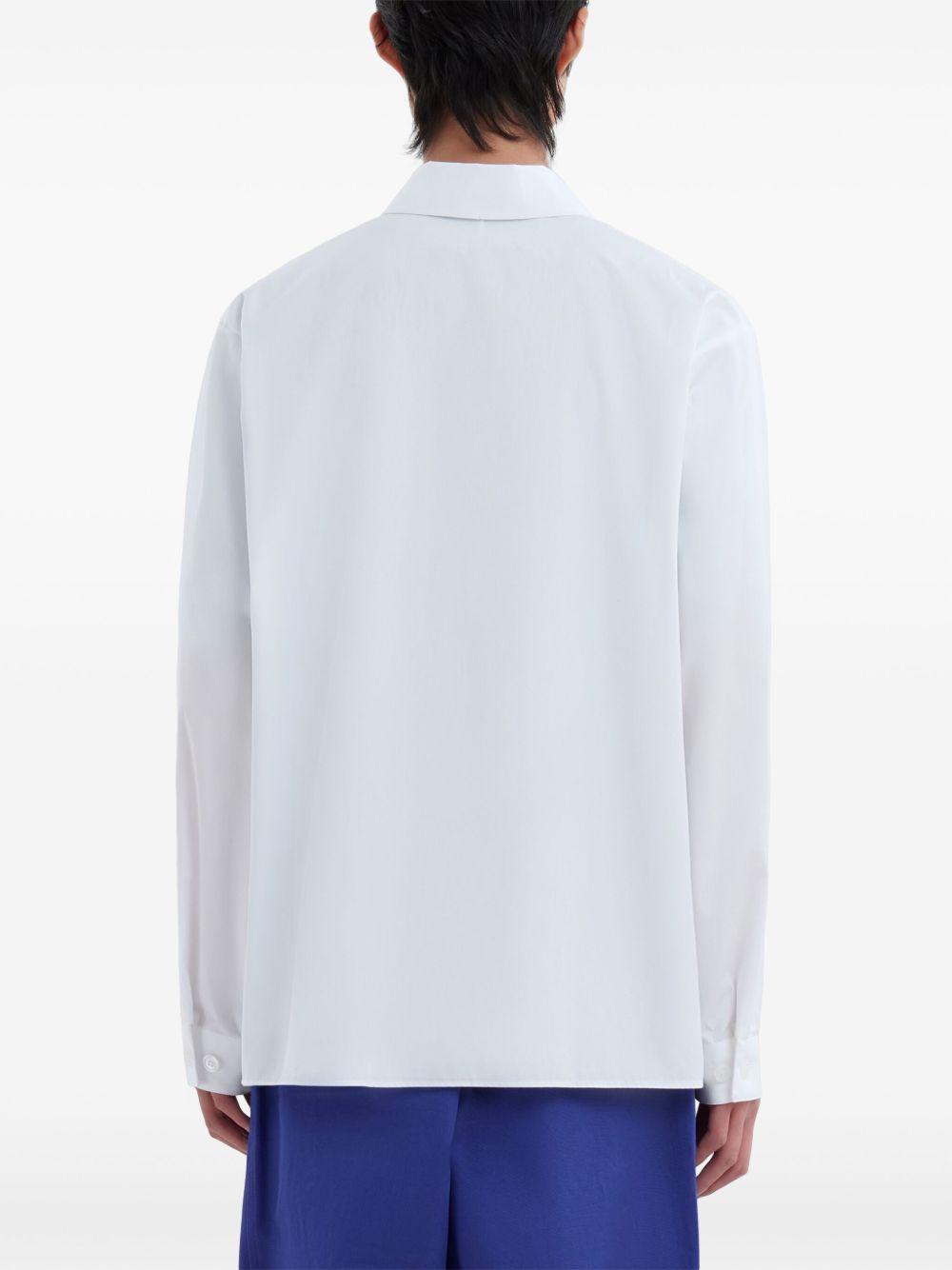 Camicia  lily white con zip 