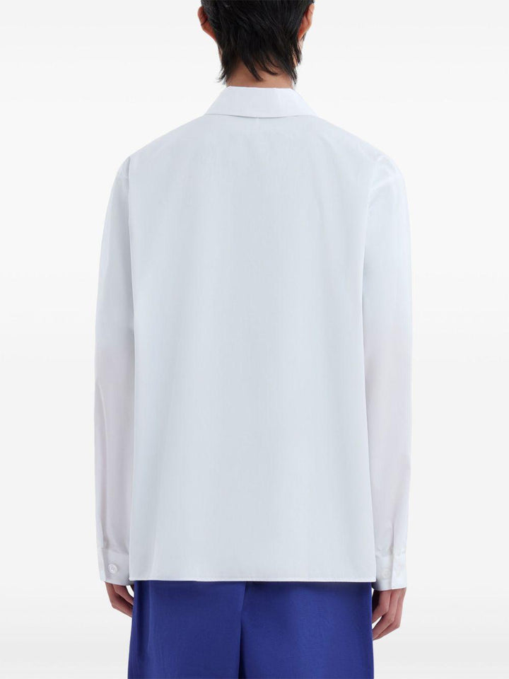 Camicia  lily white con zip 