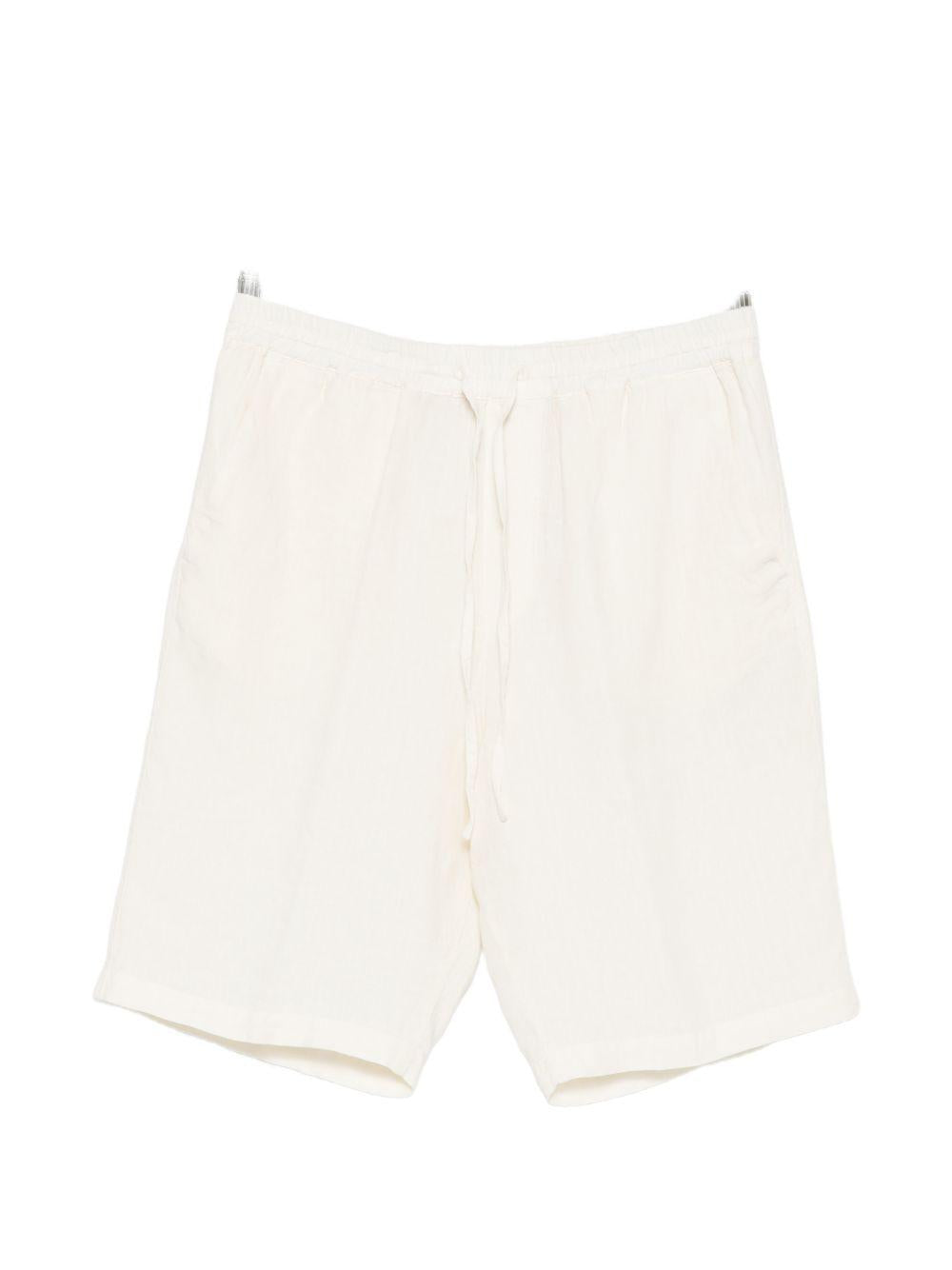 Shorts butter in lino con coulisse 