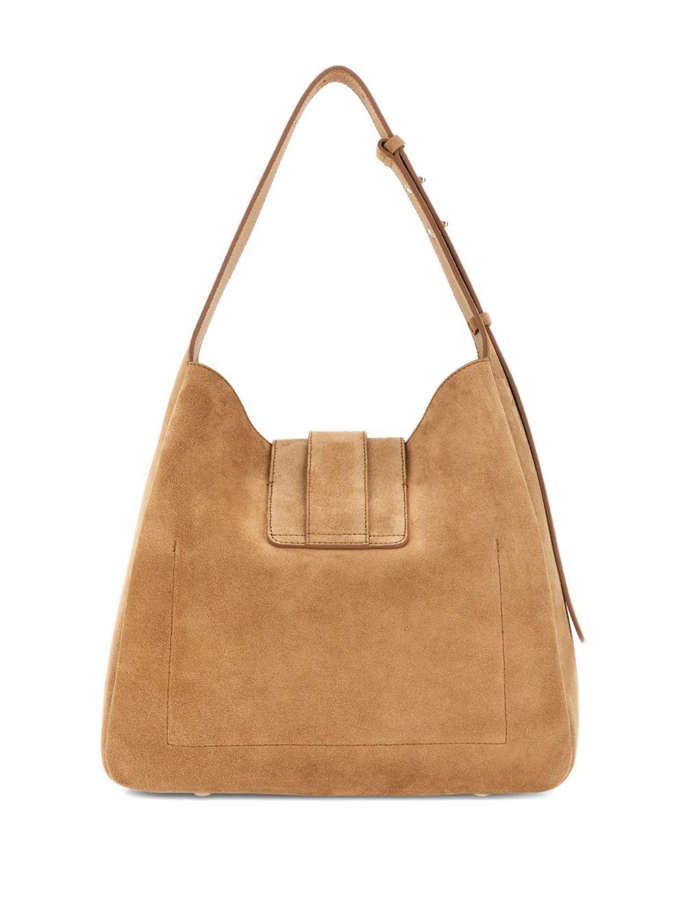 Borsa a spalla con logo 