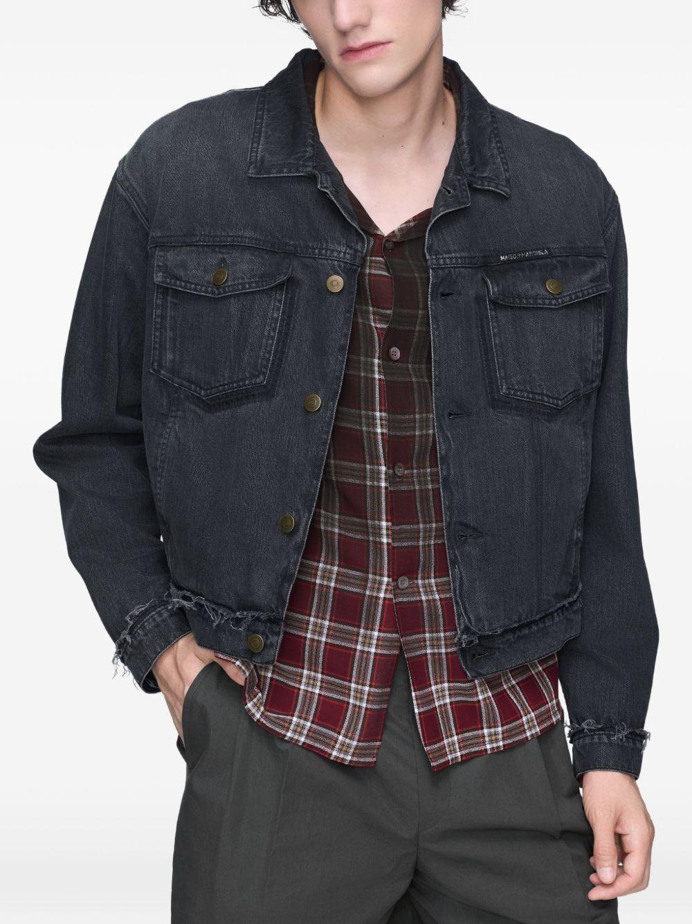 Giacca in denim grigio