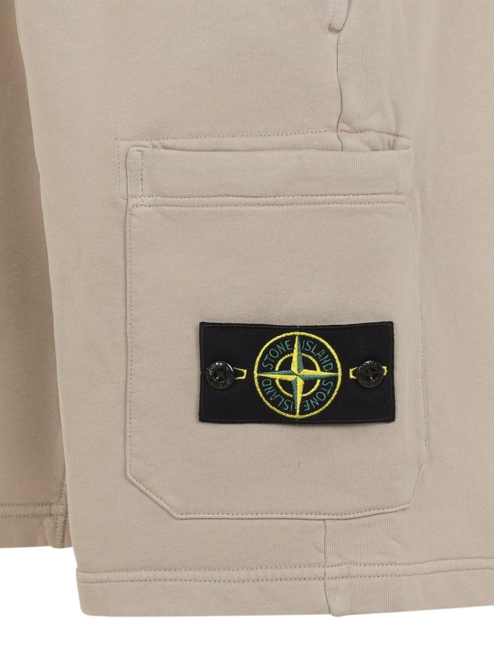 Shorts desert con applicazione
