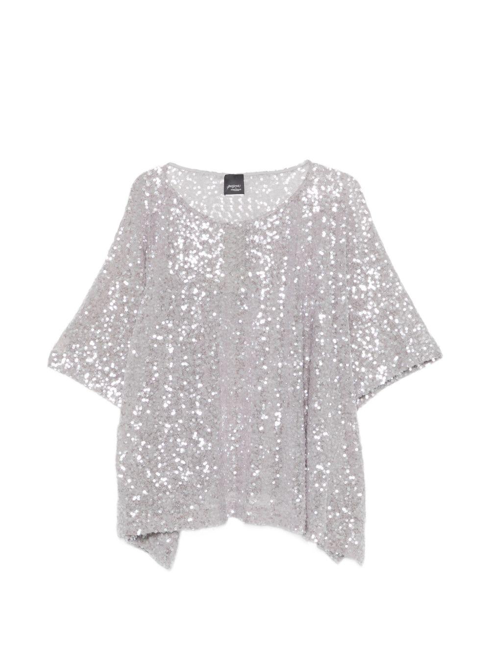 Blusa con paillettes 