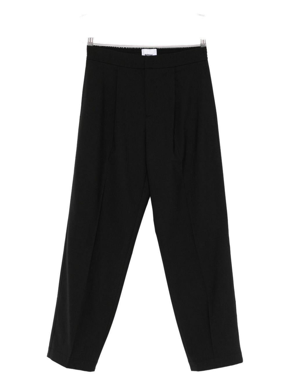 Pantaloni con piega neri 