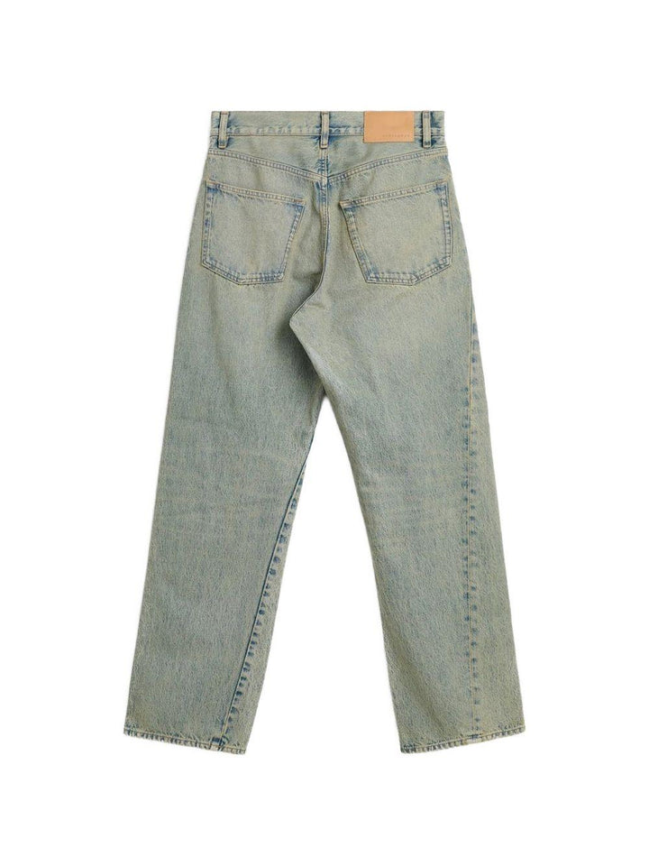 Jeans light vintage dust con bottoni 
