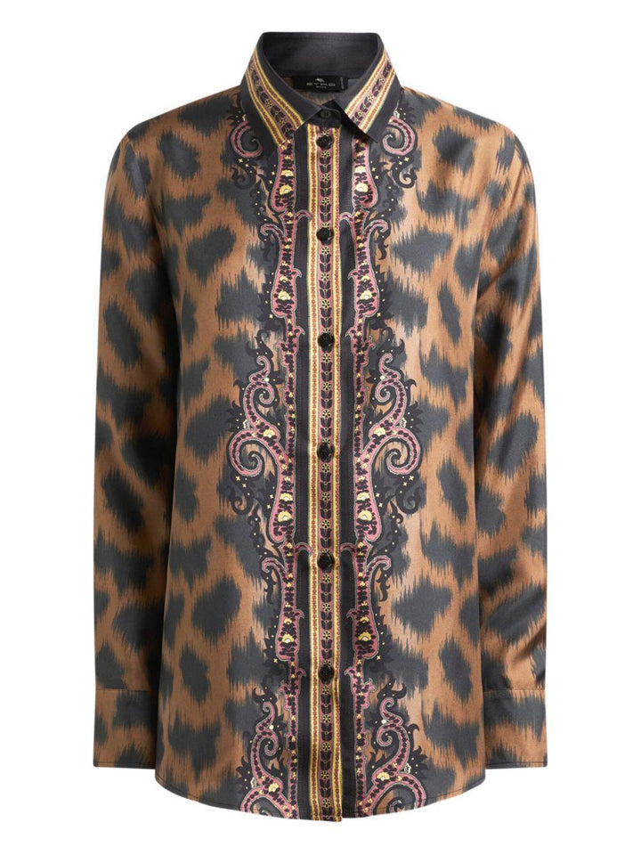 Camicia con stampa 