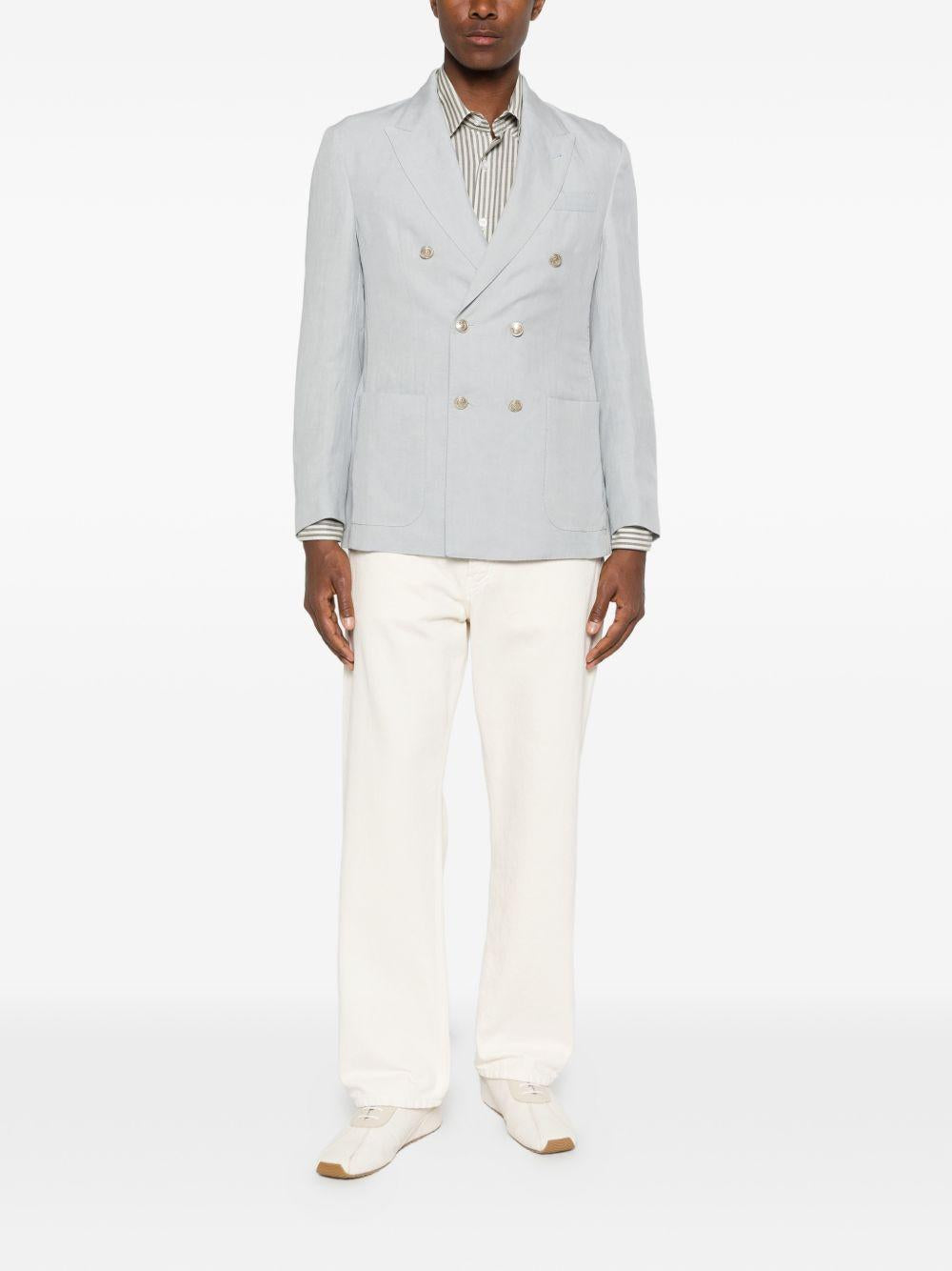 Blazer doppiopetto denim 