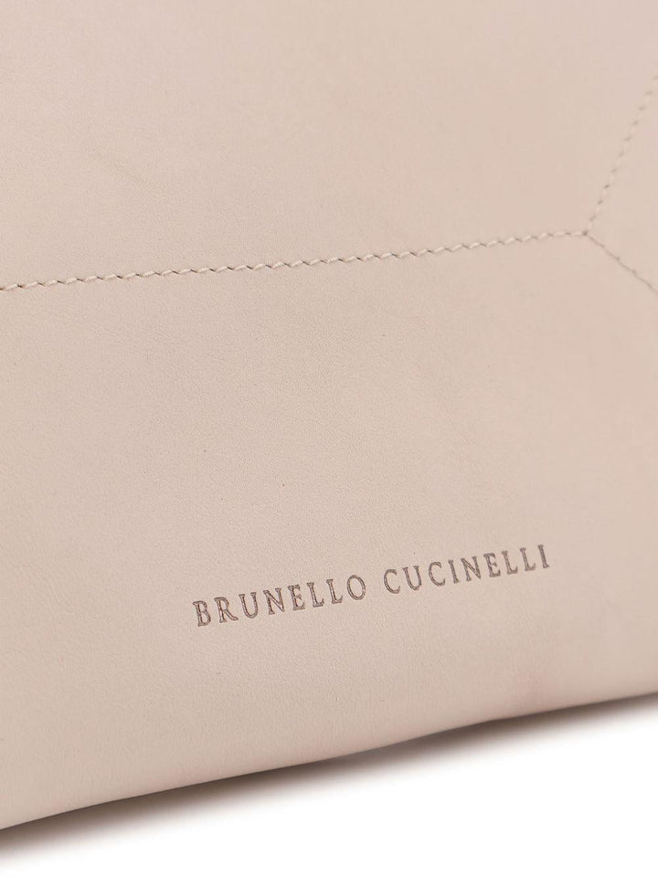 Borsa a spalla con logo 