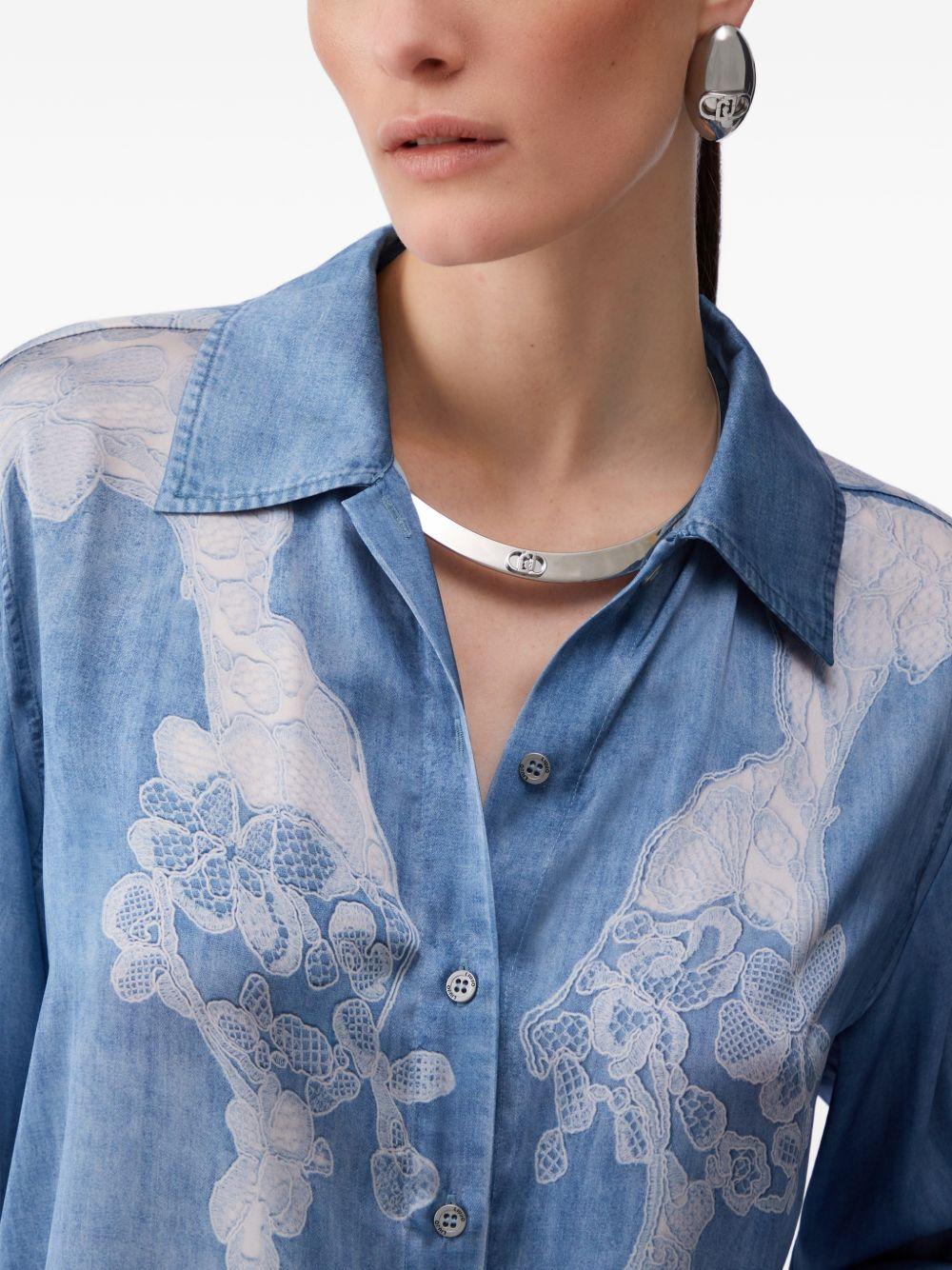 Camicia con inserti 