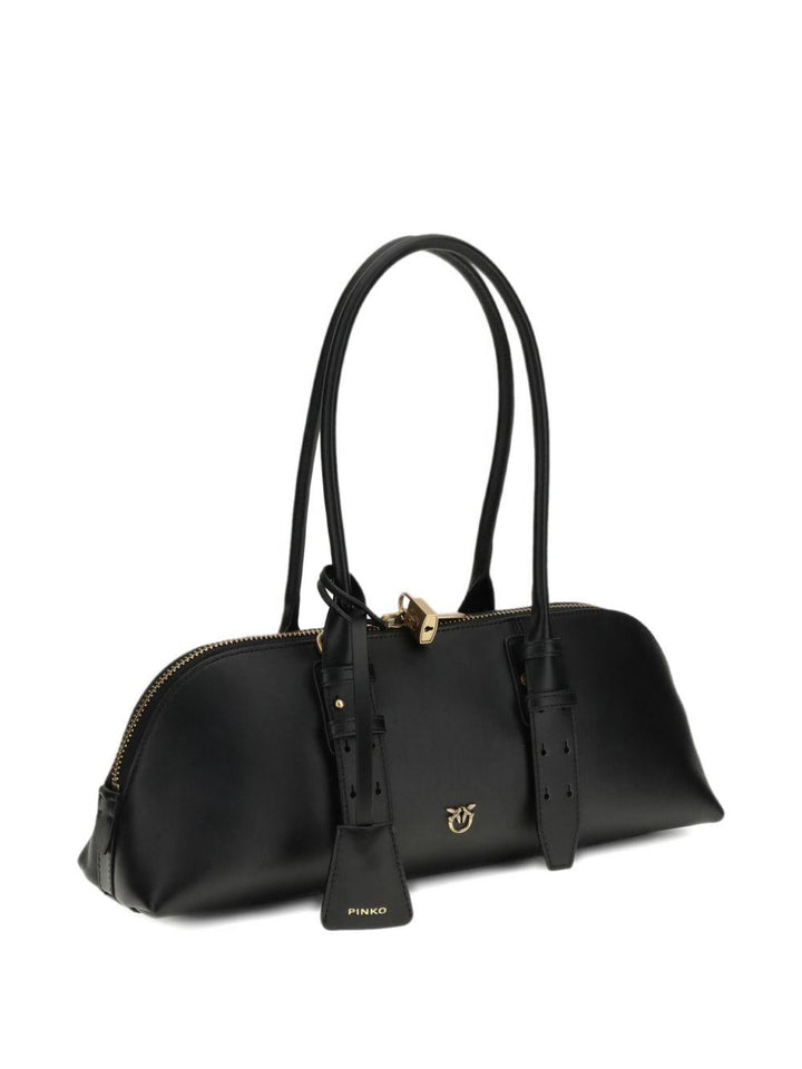 Borsa a spalla Padlock in pelle 