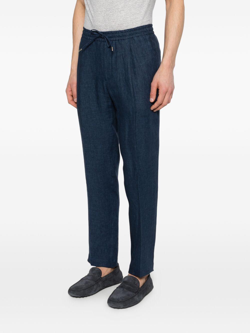 Pantaloni Wimbledons blu con coulisse 